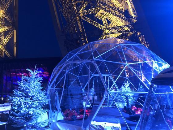 Le dôme de la terrasse d'hiver 2019