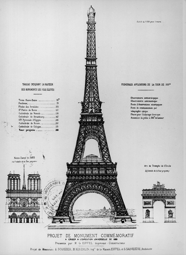 Projet Tour Eiffel par Stephen Sauvestre