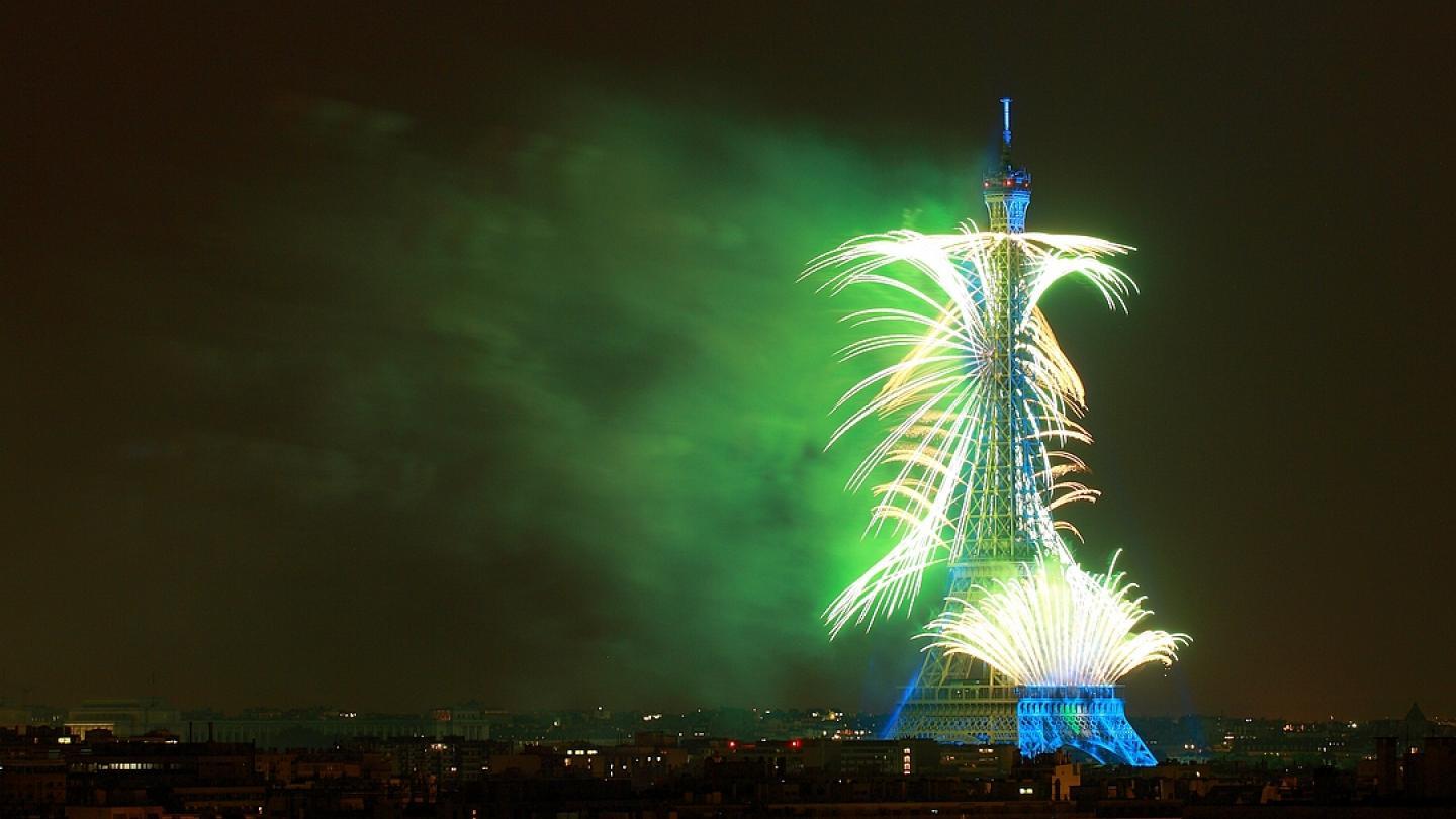 Feu d'artifice du 14 juillet 2018