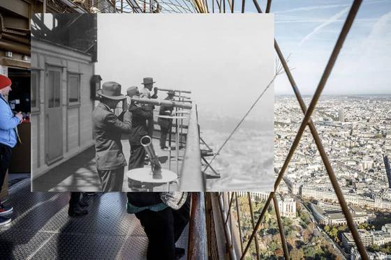 Les visiteurs admirant la vue depuis le Sommet