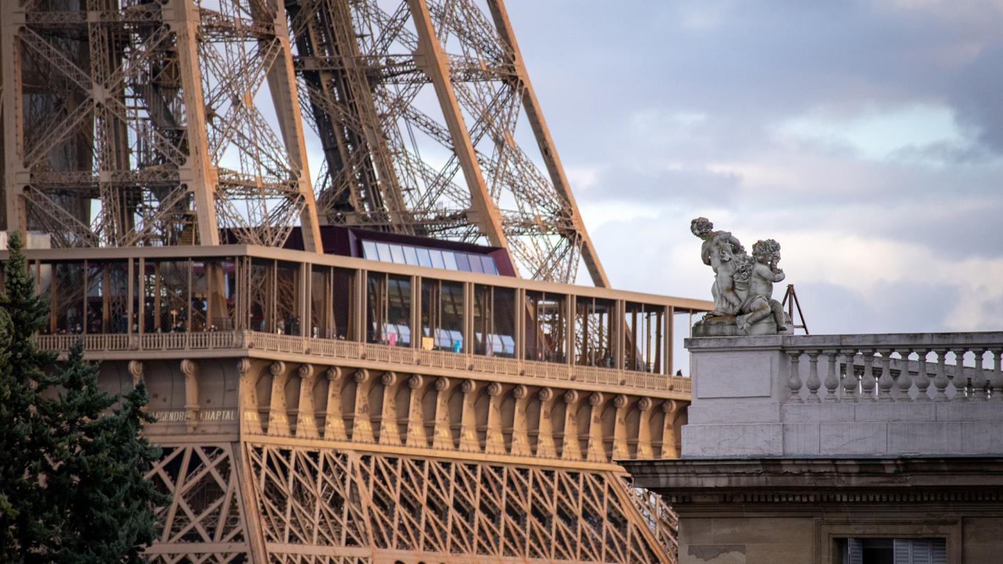 Vue tour Eiffel 1er étage