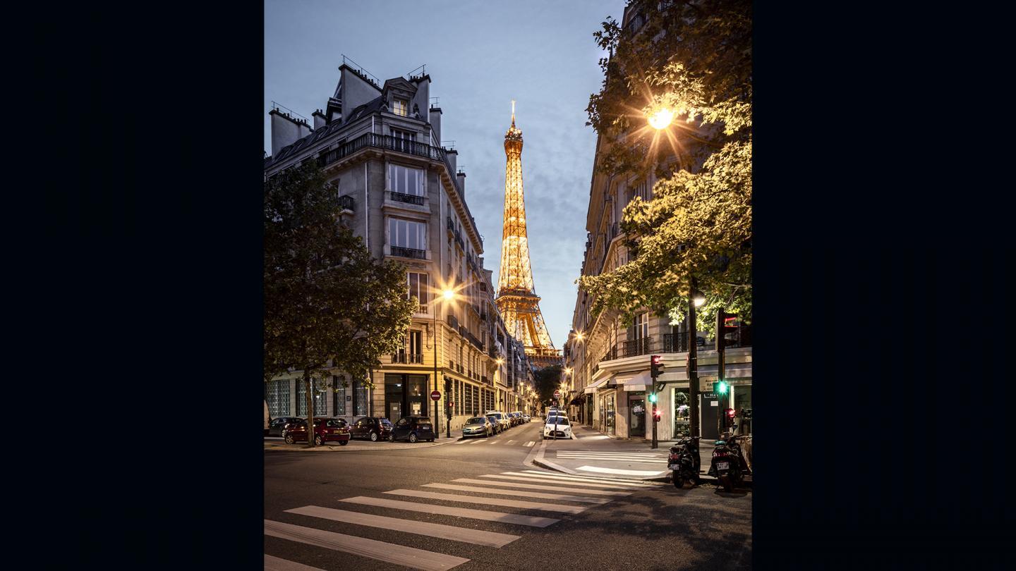 View of the Eiffel Tower