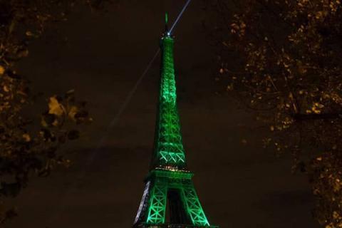 Iluminación Acuerdo de París sobre el clima