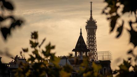 View on the Eiffel Tower