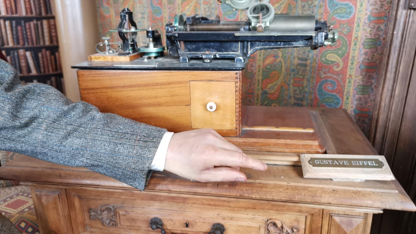 The phonograph offered by Thomas Edison