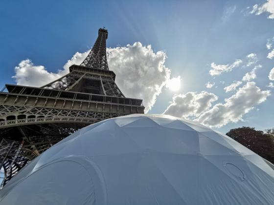 Dôme exposition 130 ans de la tour Eiffel