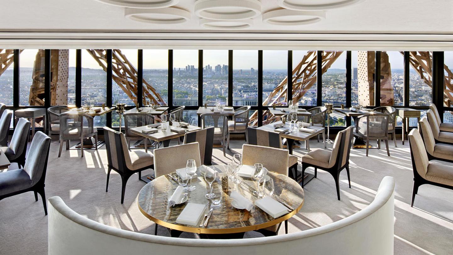 La sala Trocadéro del restaurante Jules Verne