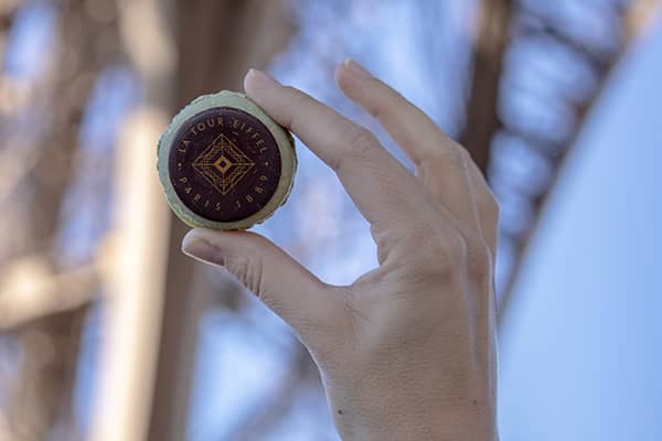 Macaron "Jardin de la Tour Eiffel" par Pierre Hermé