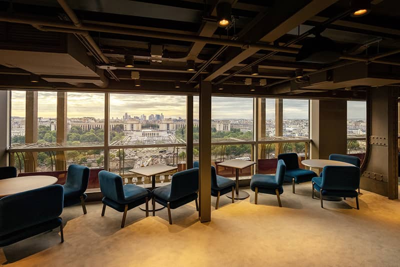 Vue sur le salon du restaurant Madame Brasserie