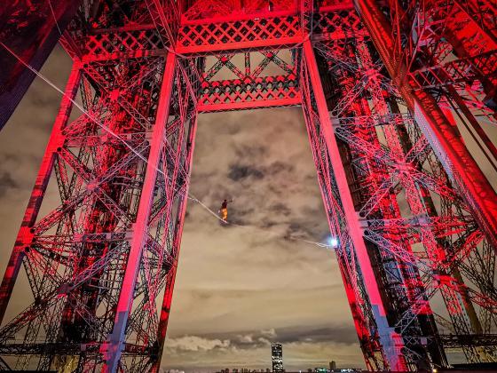 Nathan Paulin à la tour Eiffel