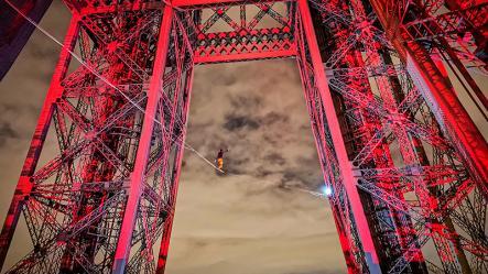 Nathan Paulin à la tour Eiffel