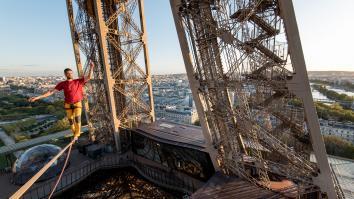 Nathan Paulin à la tour Eiffel