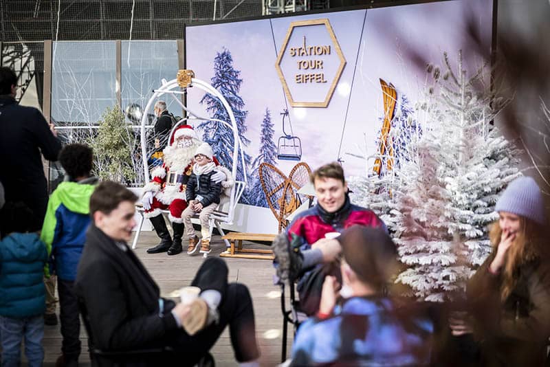 Terrasse d'hiver et photocall