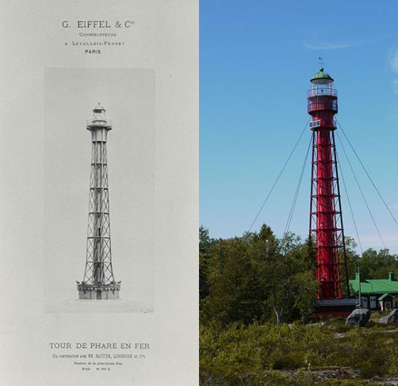 Lighthouses of the Eiffel company