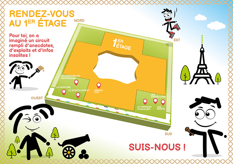 Plan Parcours Tour Eiffel Kids