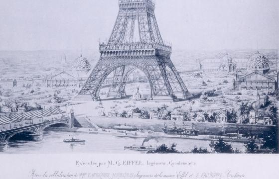 Dessin projet tour Eiffel