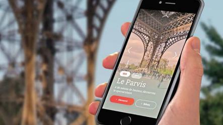 Guide de visite mobile sur smartphone