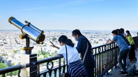 Visiteurs tour Eiffel