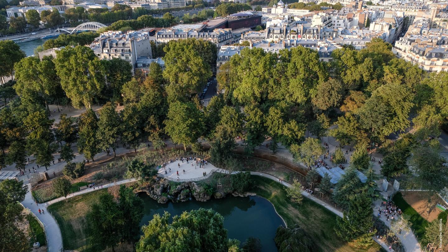 Foto Los jardines de la Torre Eiffel