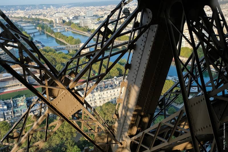 Structure de la tour Eiffel, © SETE_AlexandreNestora