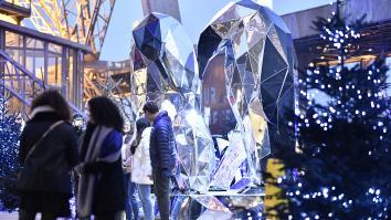 2017 Winter Terrace Eiffel Tower