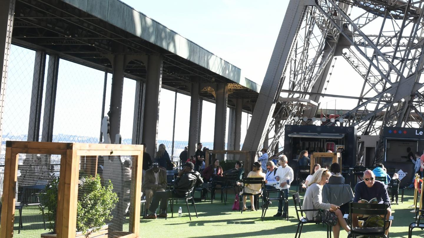 Photo de la terrasse tour Eiffel 2019