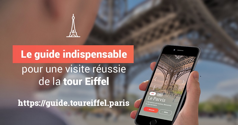 Affiche guide de visite mobile