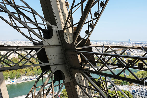 Vue depuis les escaliers