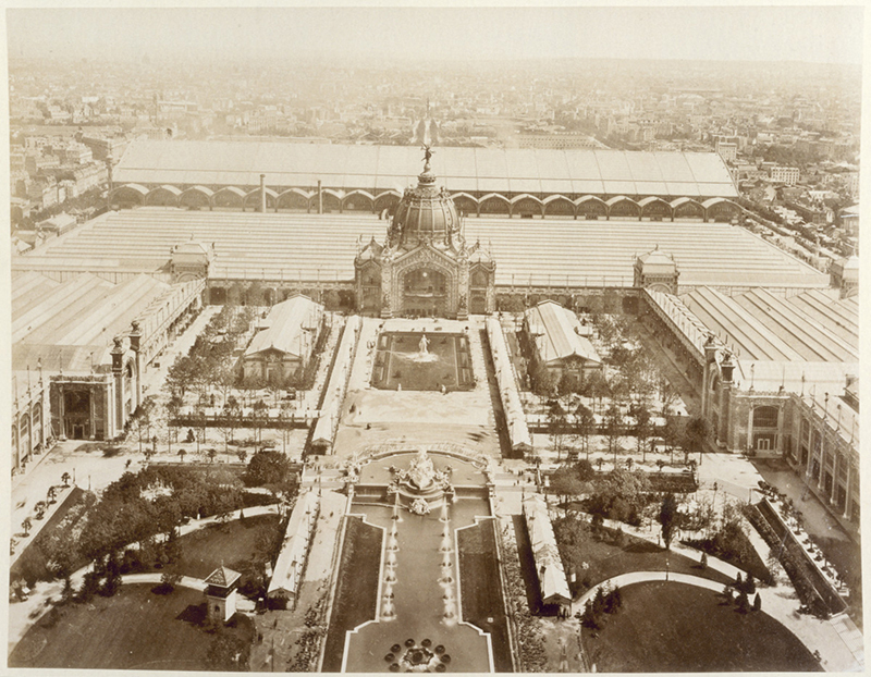 Vue sur le Champ de Mars en 1889