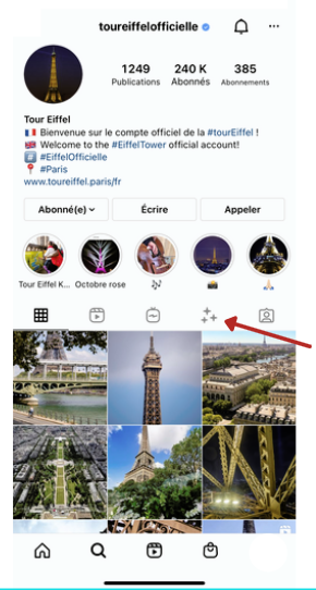 capture compte Instagram